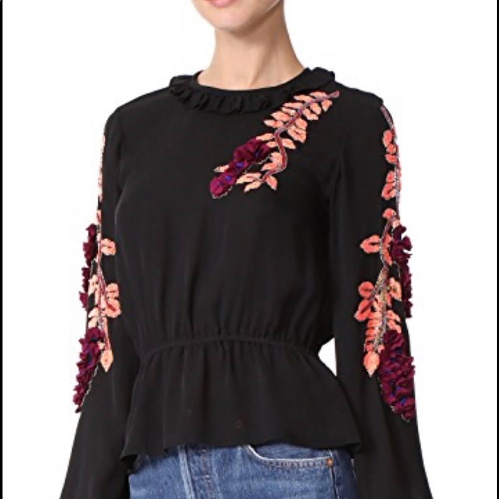 Tanya Taylor embellished top